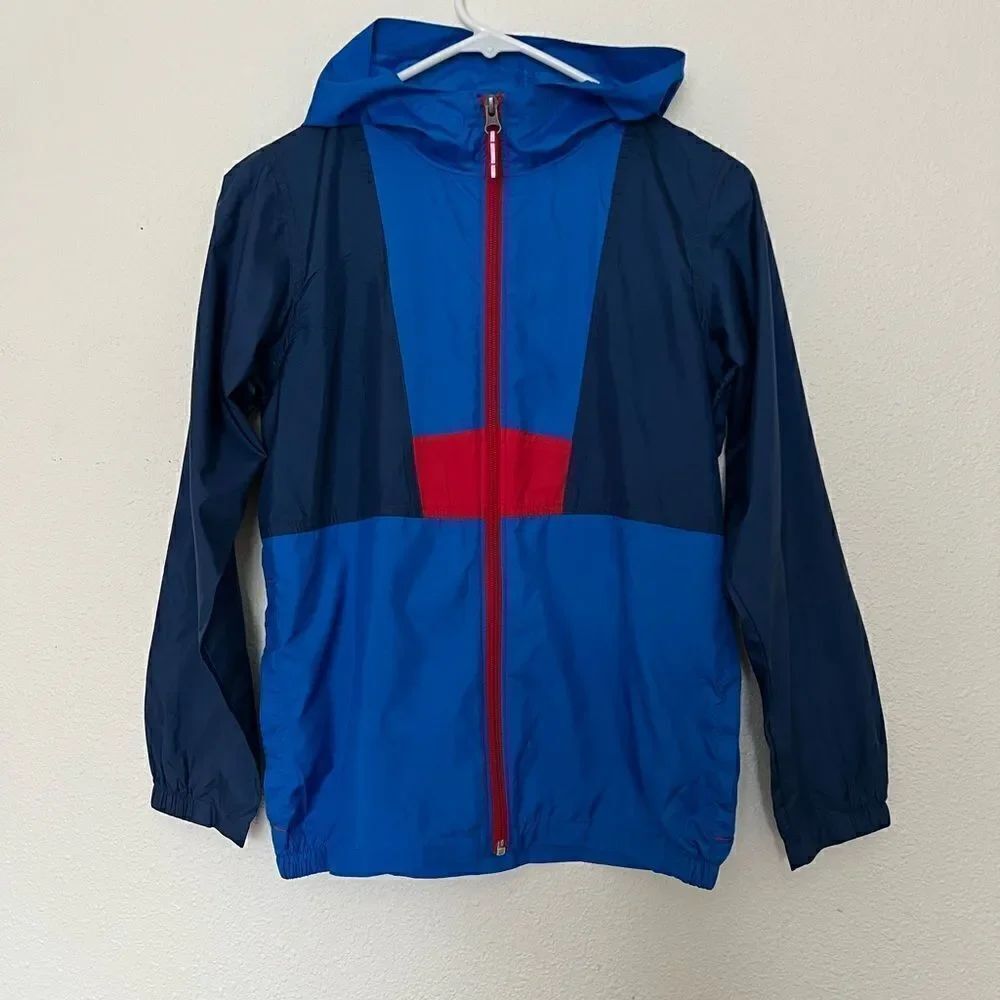 Red and blue Columbia wind
breaker jacket Boy size M